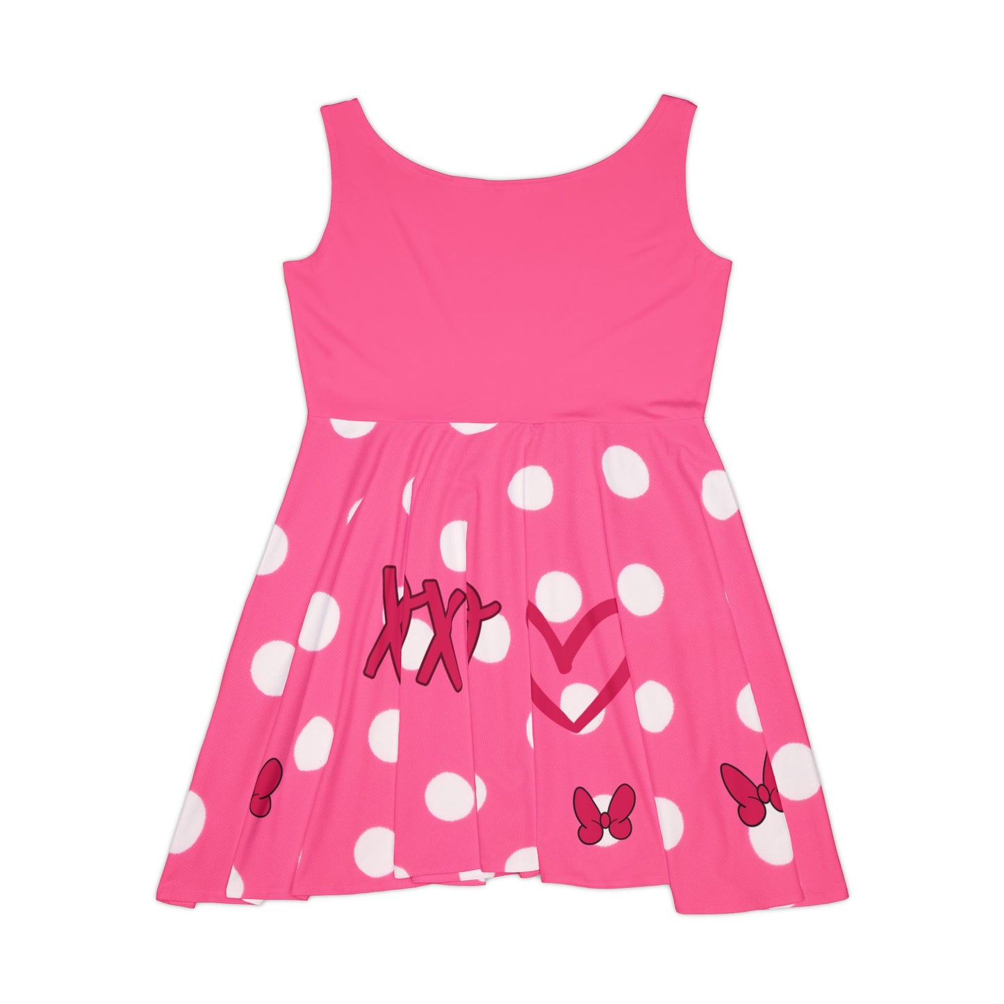 Miss Mouse PINK Polka Dot Skater Dress