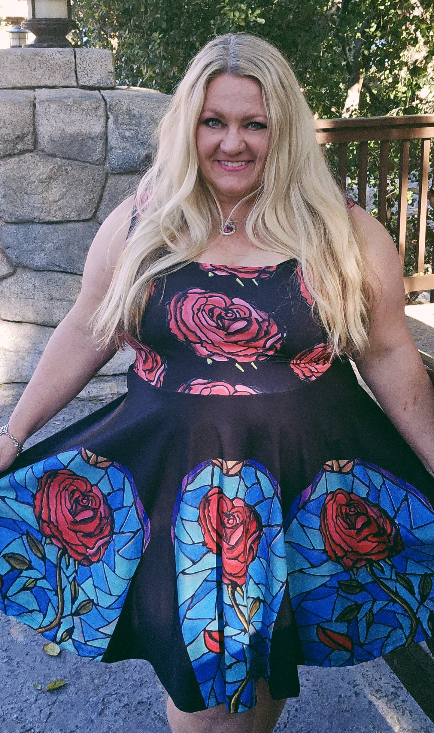 Enchanted Stained Glass Rose