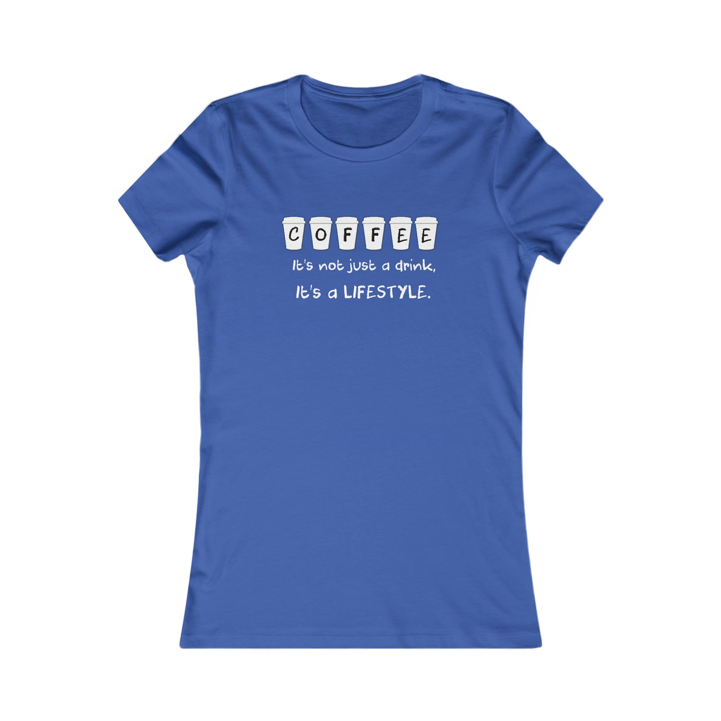 Women's Coffee Lifestyle Tee Shirt- SLIM FIT