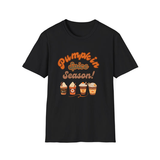Pumpkin Spice Season Tee, Fall Shirt, Halloween Shirt, Coffee Lover Tee, Coffee Lover, Pumpkin Spice Latte,  Starbucks shirt, Pumpkin Tee