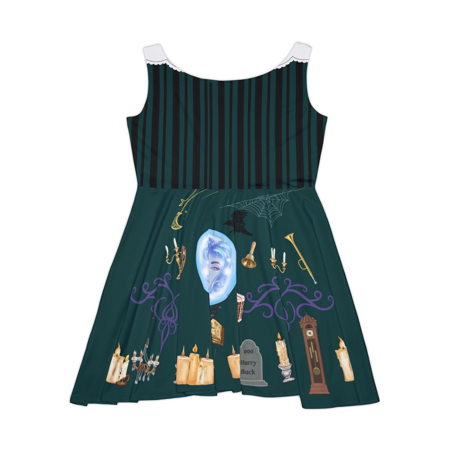 Somewhere Beyond Madame Leota's Seance Room Haunted Mansion Inspired Skater Dress