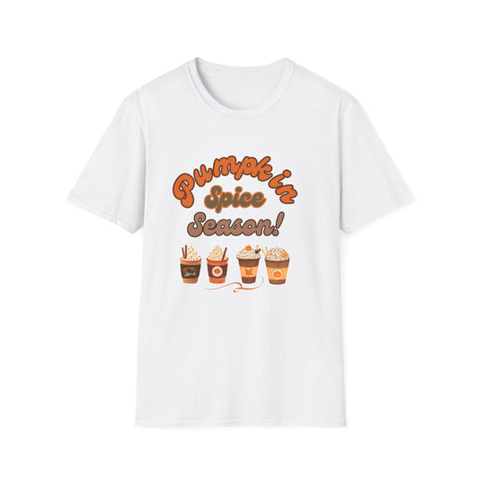 Pumpkin Spice Season Tee, Fall Shirt, Halloween Shirt, Coffee Lover Tee, Coffee Lover, Pumpkin Spice Latte,  Starbucks shirt, Pumpkin Tee