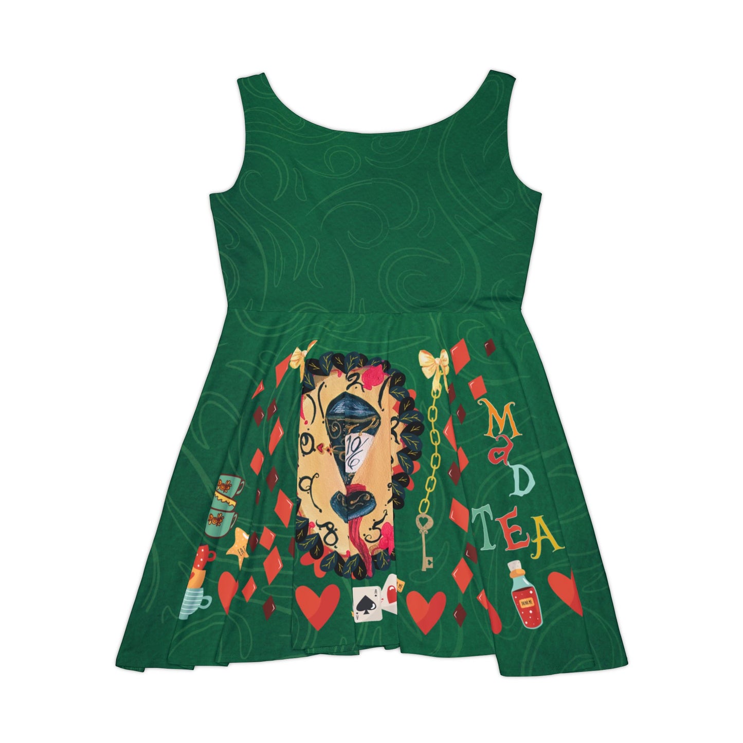 Mad Tea Party with the Hatter Women's Skater Dress