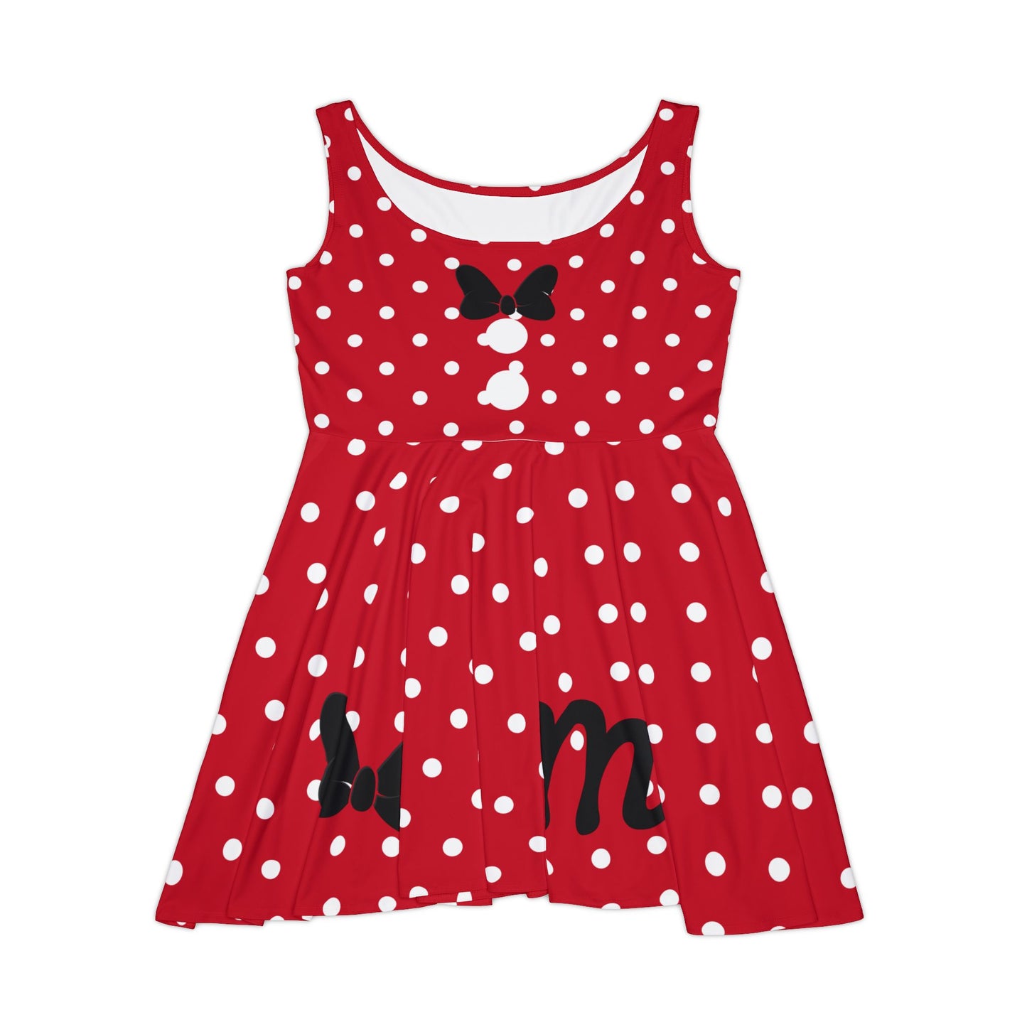 Miss Mouse Red Polka Dot Skater Dress