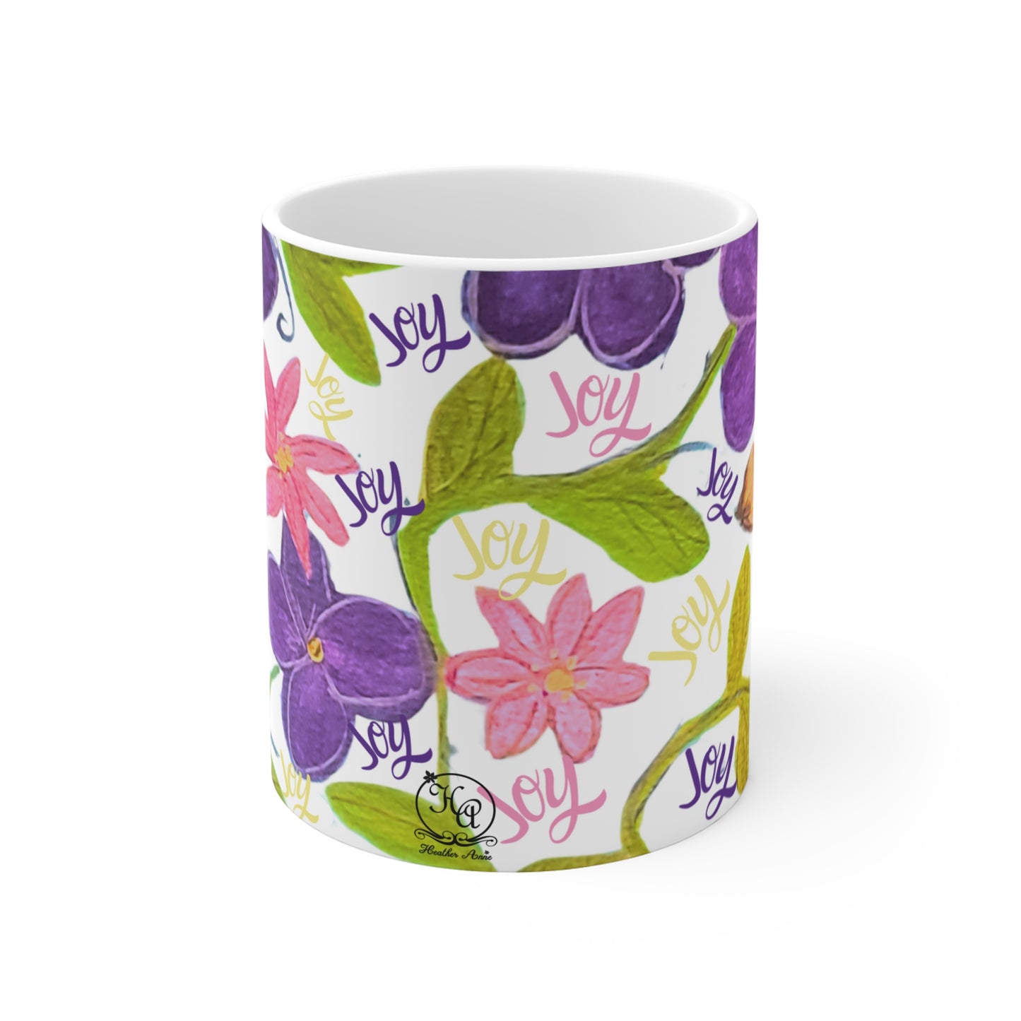 Joy and Violets 11 oz. Mug