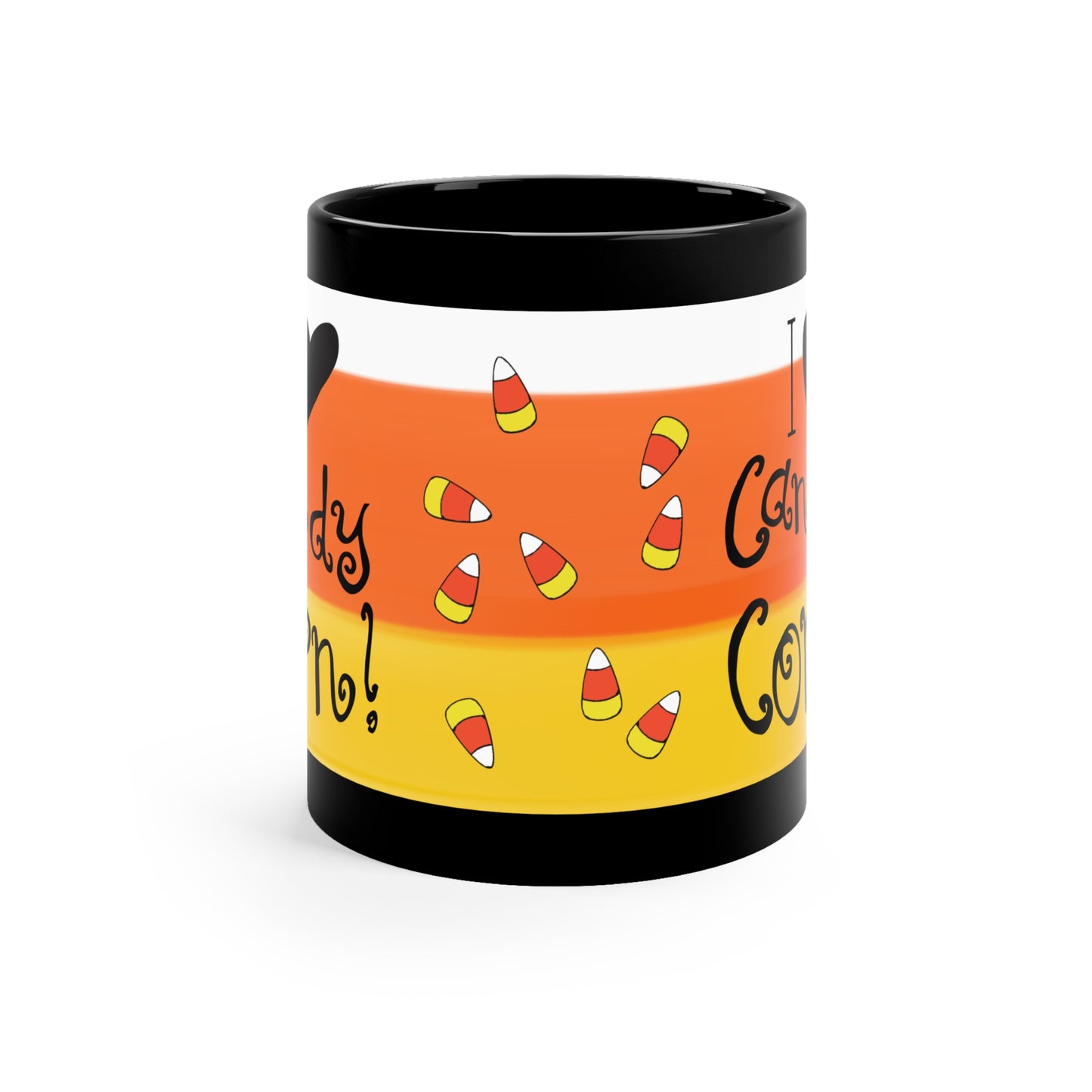 I Love Candy Corn Mug 11 oz