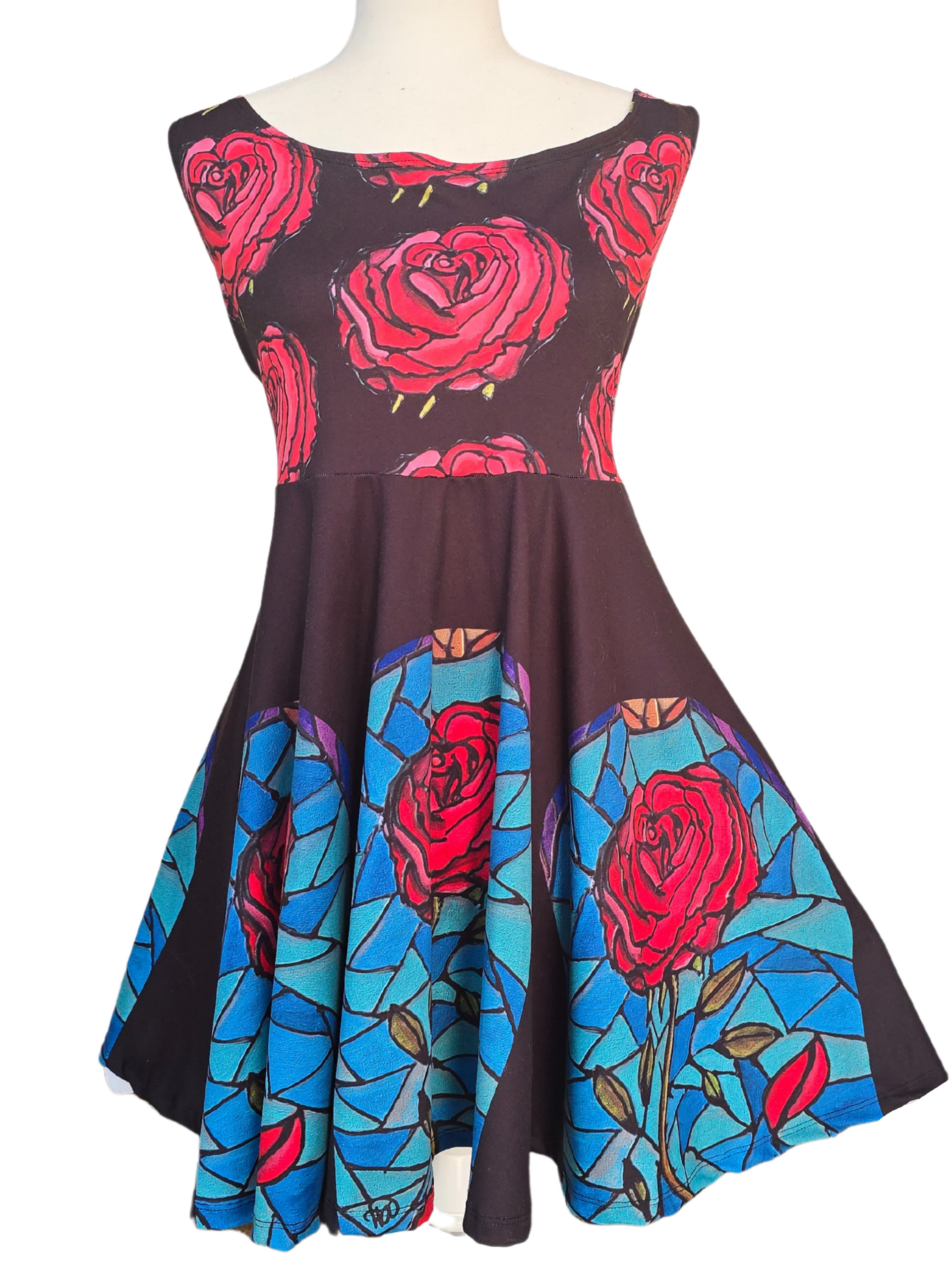 stained glass dress Enchanted Stained Glass Rose – Heather Anne Studio