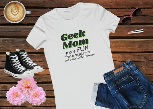 Geek Mom Tee-shirt SLIM FIT