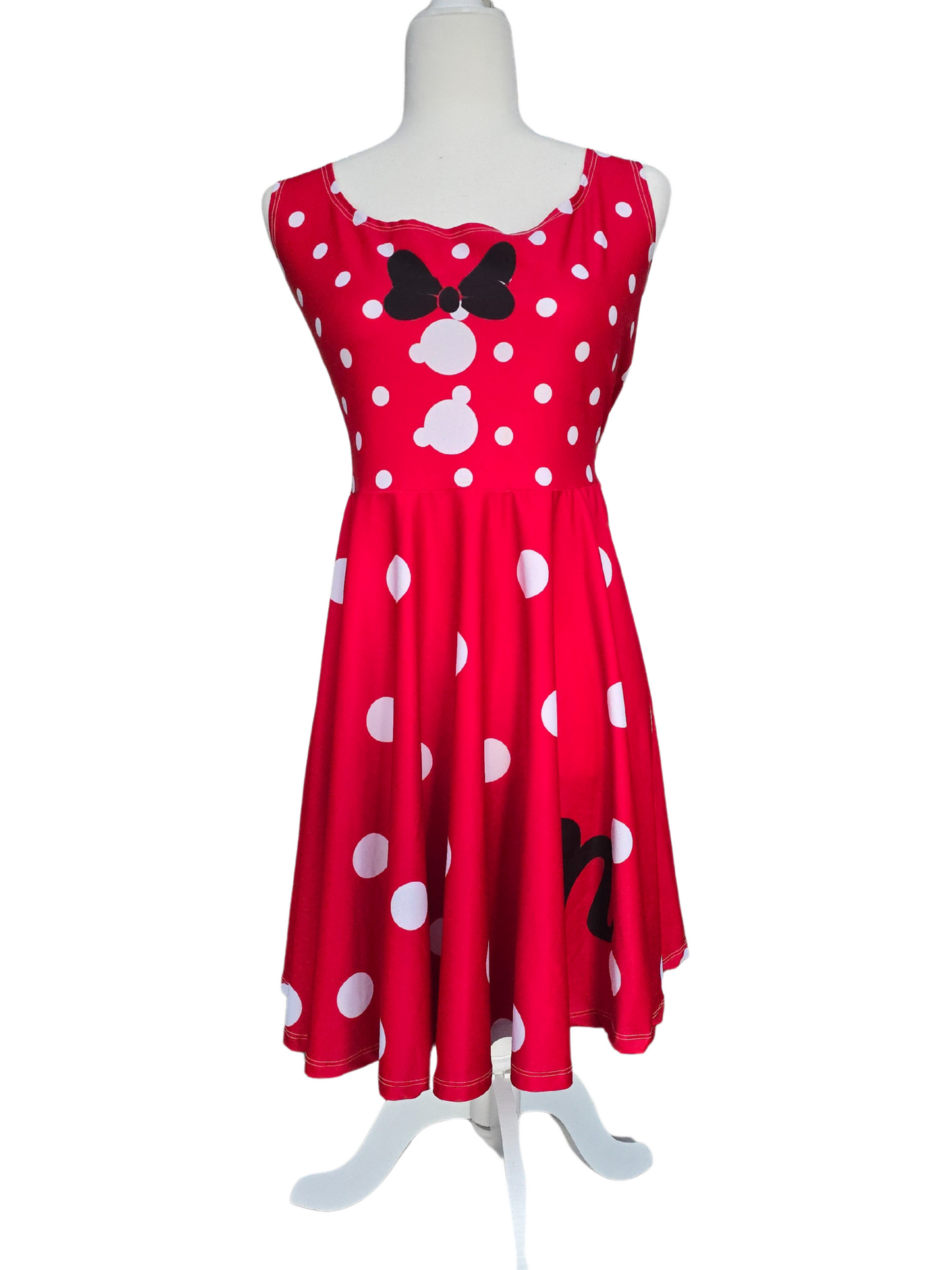 red and white polka dot skater dress Alllist Vintage Womens Dress A Line Crew Neck Skater Dress Red Polka Dot Short Sleeve Party Teen Dresses, Girl's, Size: 4,6,8,10,12,14,16,18,20